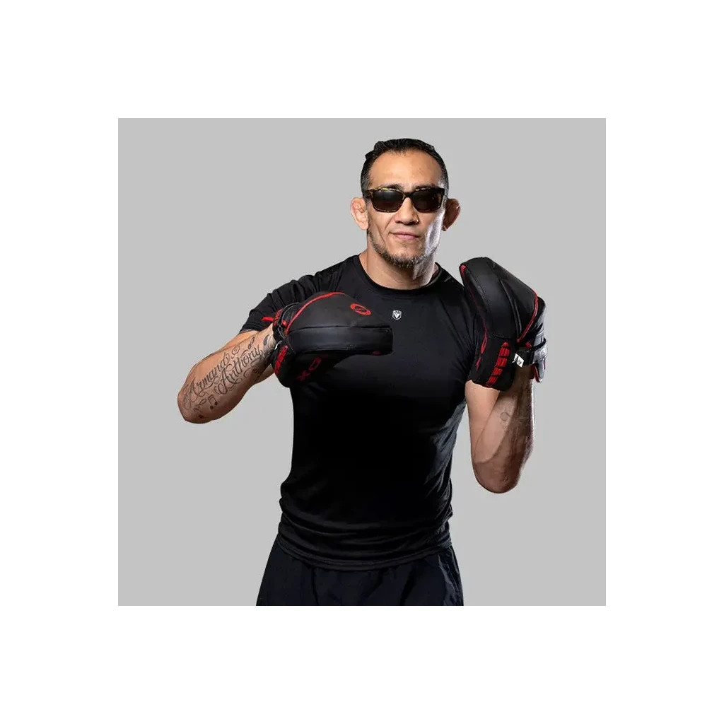 Лапи боксерські RDX F6 Kara Matte Red (FPR-F6MR)
