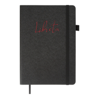 Notebook Buromax LIBRETA A5 96 sheets dot, black (BM.295317-01)