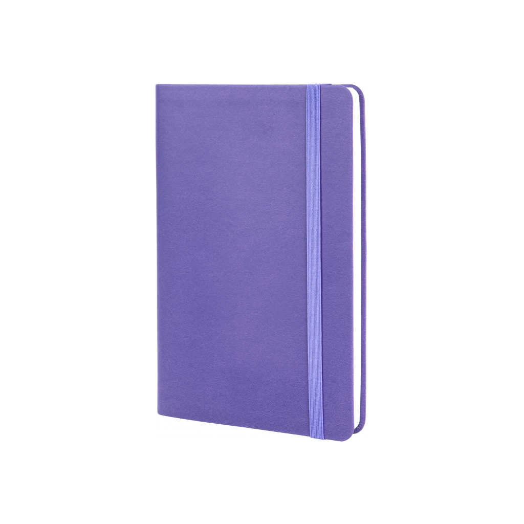 Книга записна Optima А5 VIVELLA, м’яка обкладинка, гумка, білий блок лінія, бузковий (O27104-12) Книга записна Optima А5 VIVELLA, м’яка обкладинка, гумка, білий блок лінія, бузковий (O27104-12)