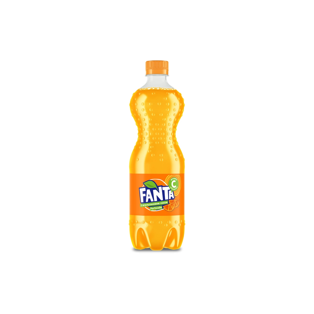 Напій Fanta Безалкогольний сильногазований соковмісний Апельсин 750 мл (5449000298881)