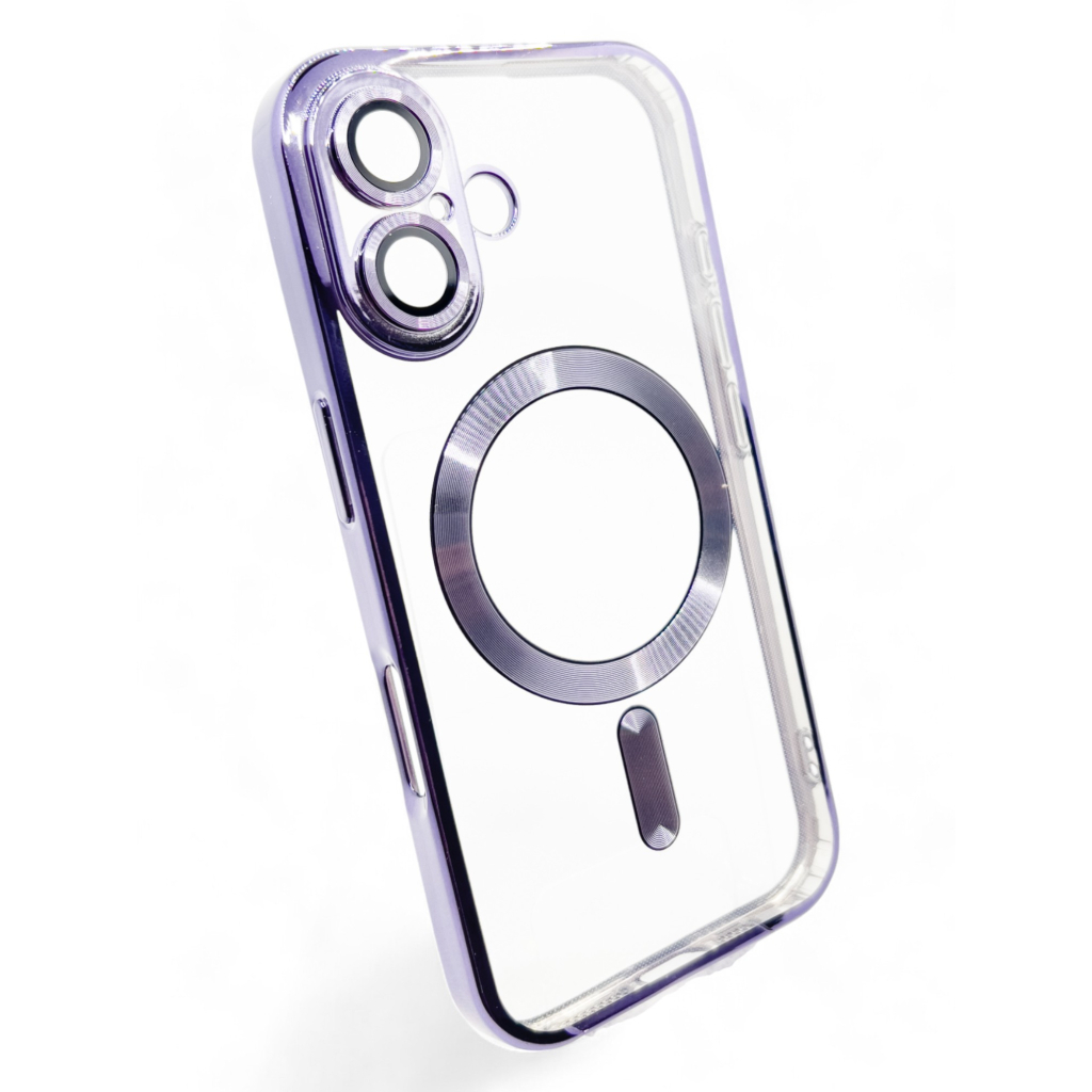 Чохол до мобільного телефона BeCover TPU Chrome Case (MagSafe) для Apple iPhone 16 Purple (712074) Чохол до мобільного телефона BeCover TPU Chrome Case (MagSafe) для Apple iPhone 16 Purple (712074)
