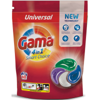 Capsules for washing Gama 4 in 1 Universal 60 pcs. (8435495836728)