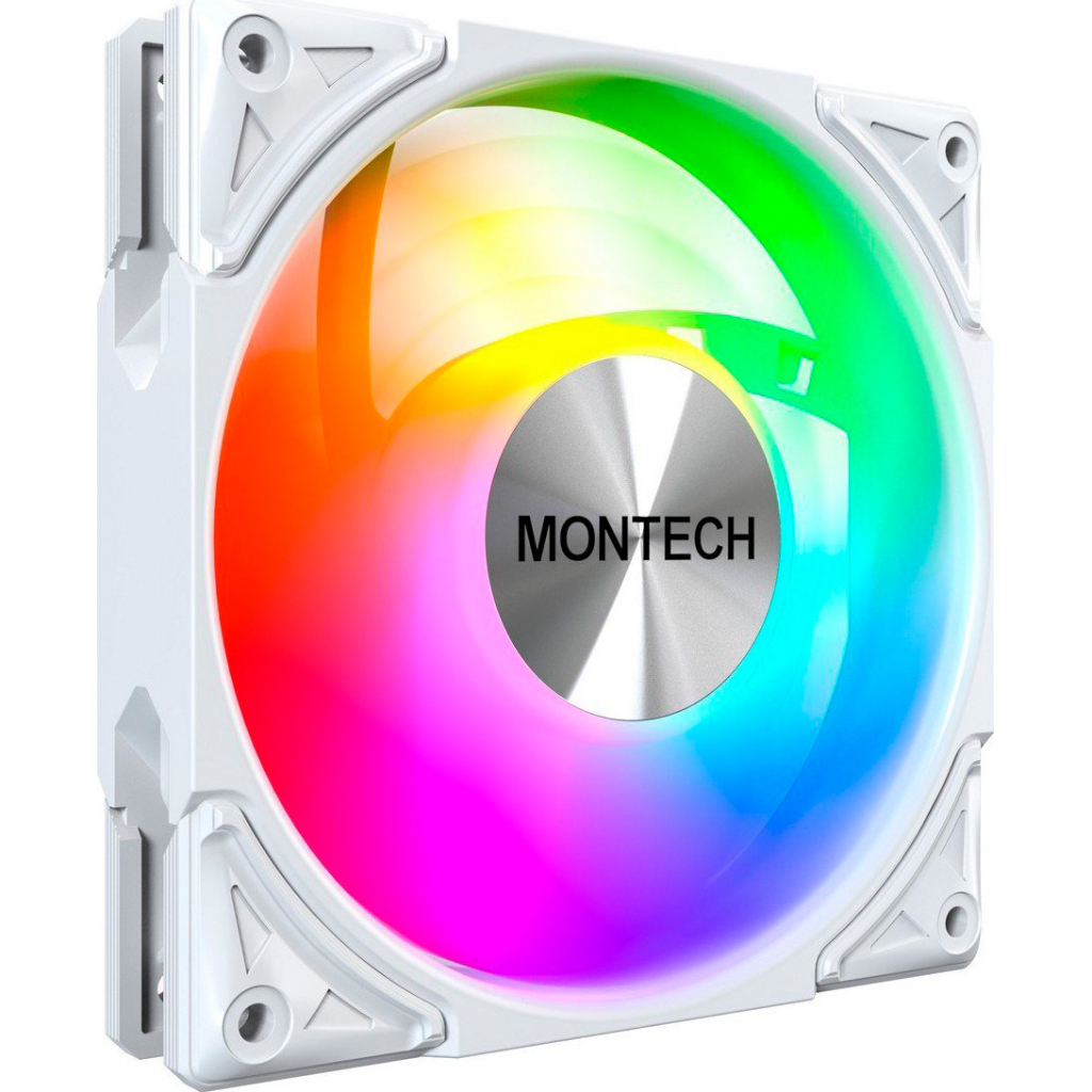 Кулер до корпусу MONTECH METAL PRO 12 ARGB PWM WHT