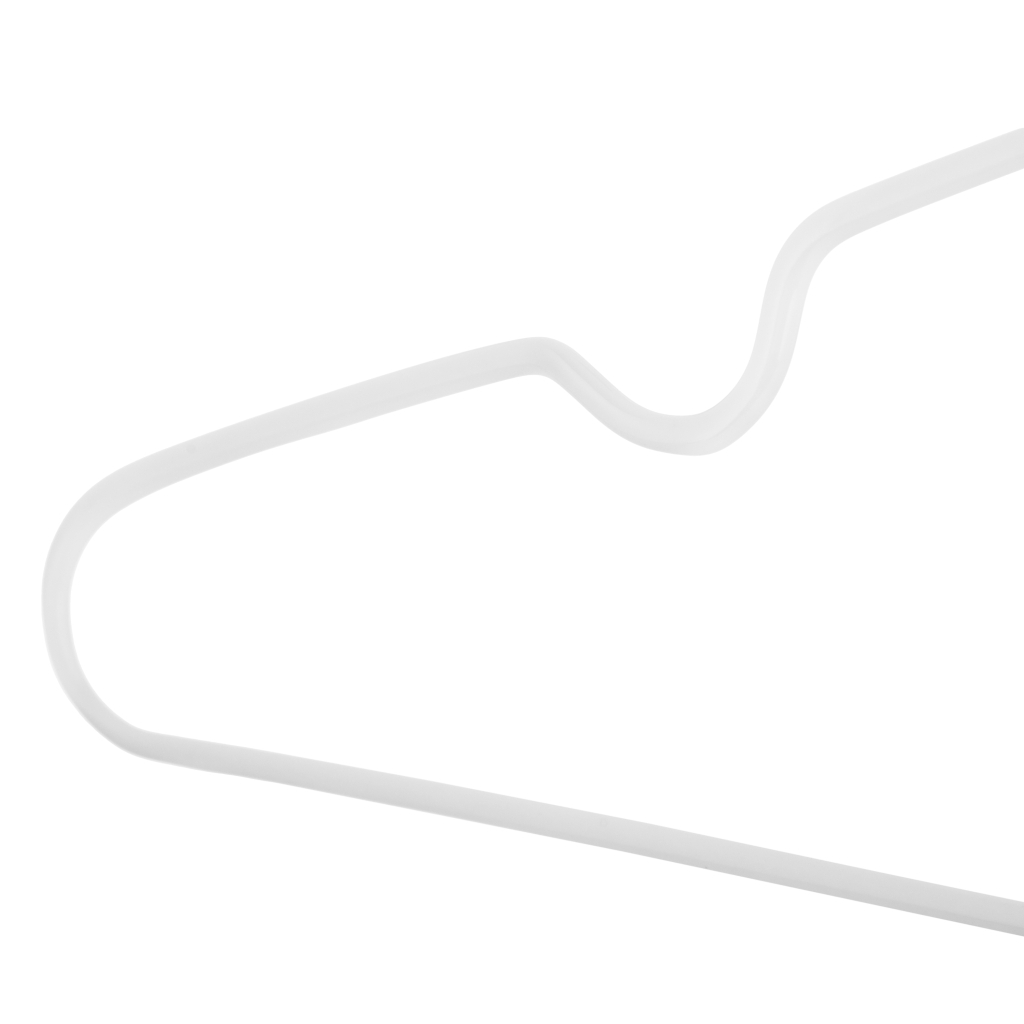 Плічка Ardesto Металеві з ПВХ покриттям Білі 40.5 см 5 шт. (ARHC2805W)