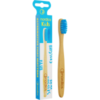 Children's toothbrush Nordics Baby Moso from bamboo, blue (3800500324043)