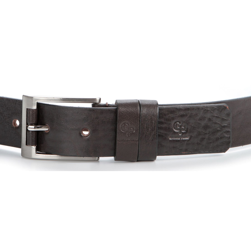 Ремінь Grande Pelle Шкіряний ремінь Коричневий (00776)