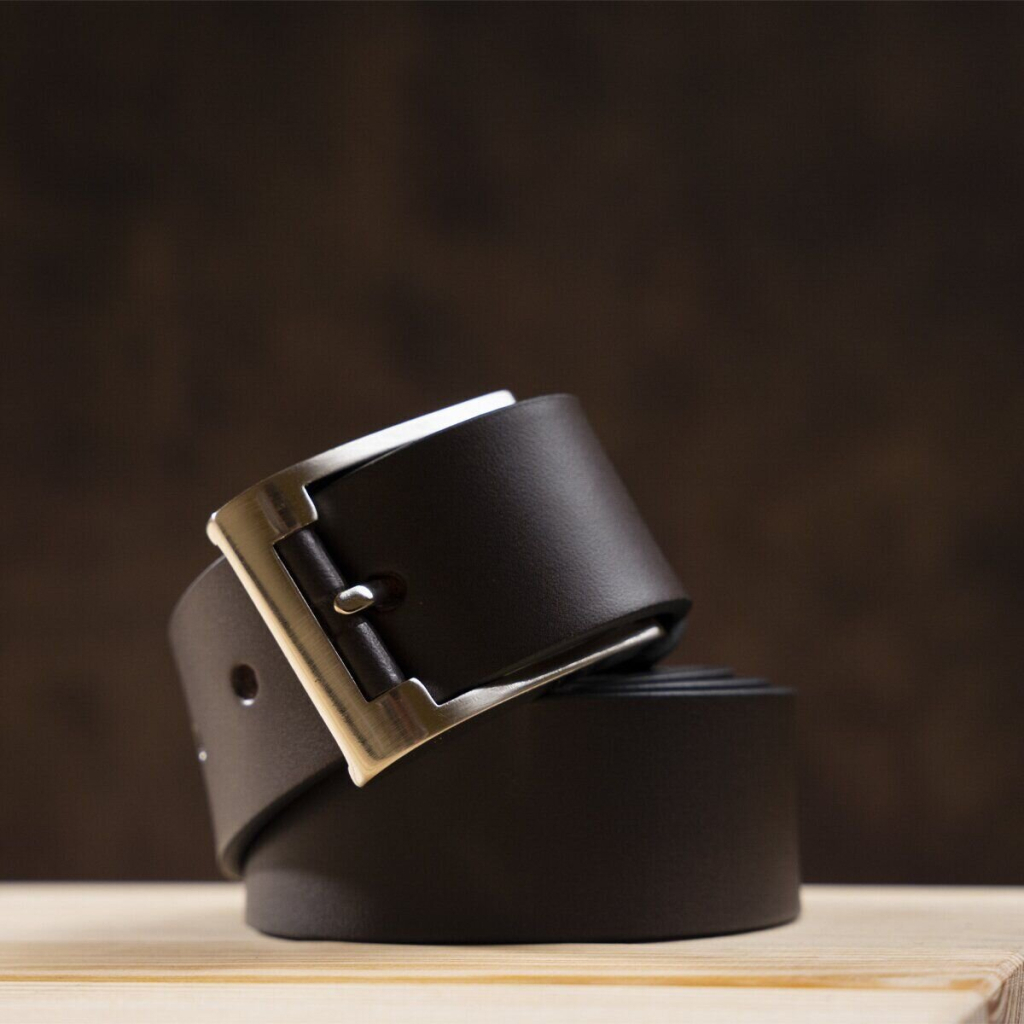 Ремінь Grande Pelle Шкіряний ремінь Коричневий (00776)