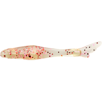 Fishing silicone FishUP Aji Tiny 1.5" 414 - UV Clear/Red (12pcs/pack) (1864.14.86)