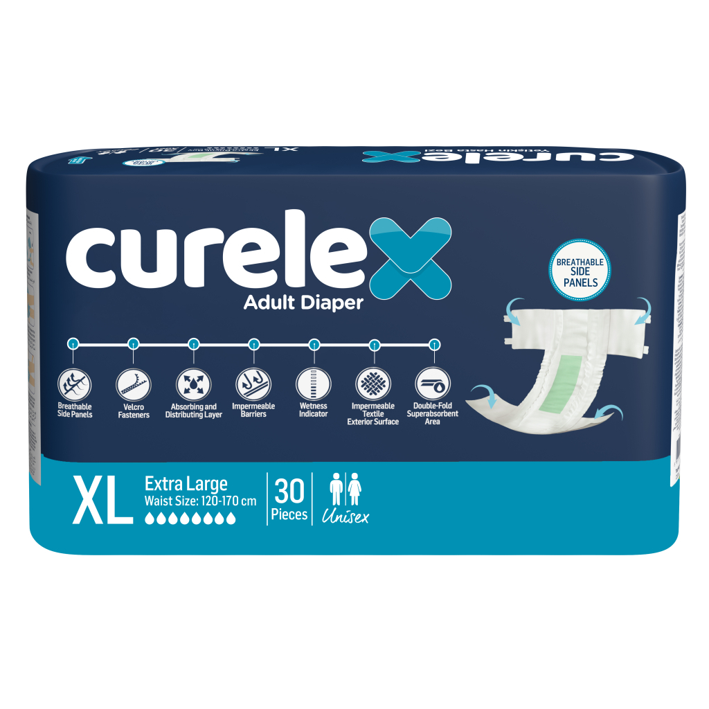 Підгузки для дорослих Curelex Extra Large 30 шт (8697405348756)