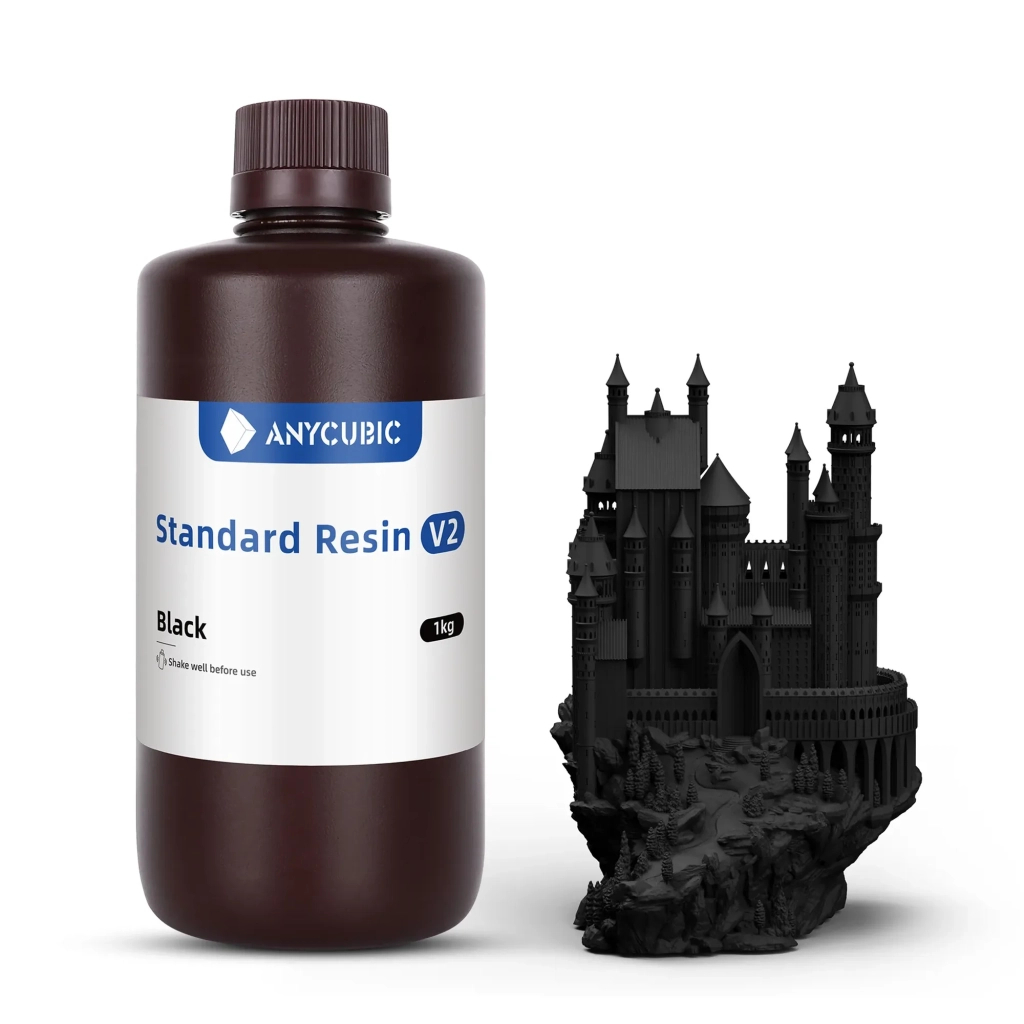 Фотополімерна смола Anycubic Standard resin V2, 1 кг, BK (SBZ2BK-102A)