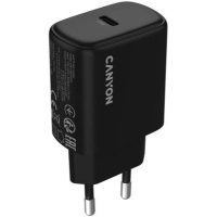 Зарядний пристрій Canyon OnCharge 250 25W 1xPD EU Black (CNE-CHA250-11)