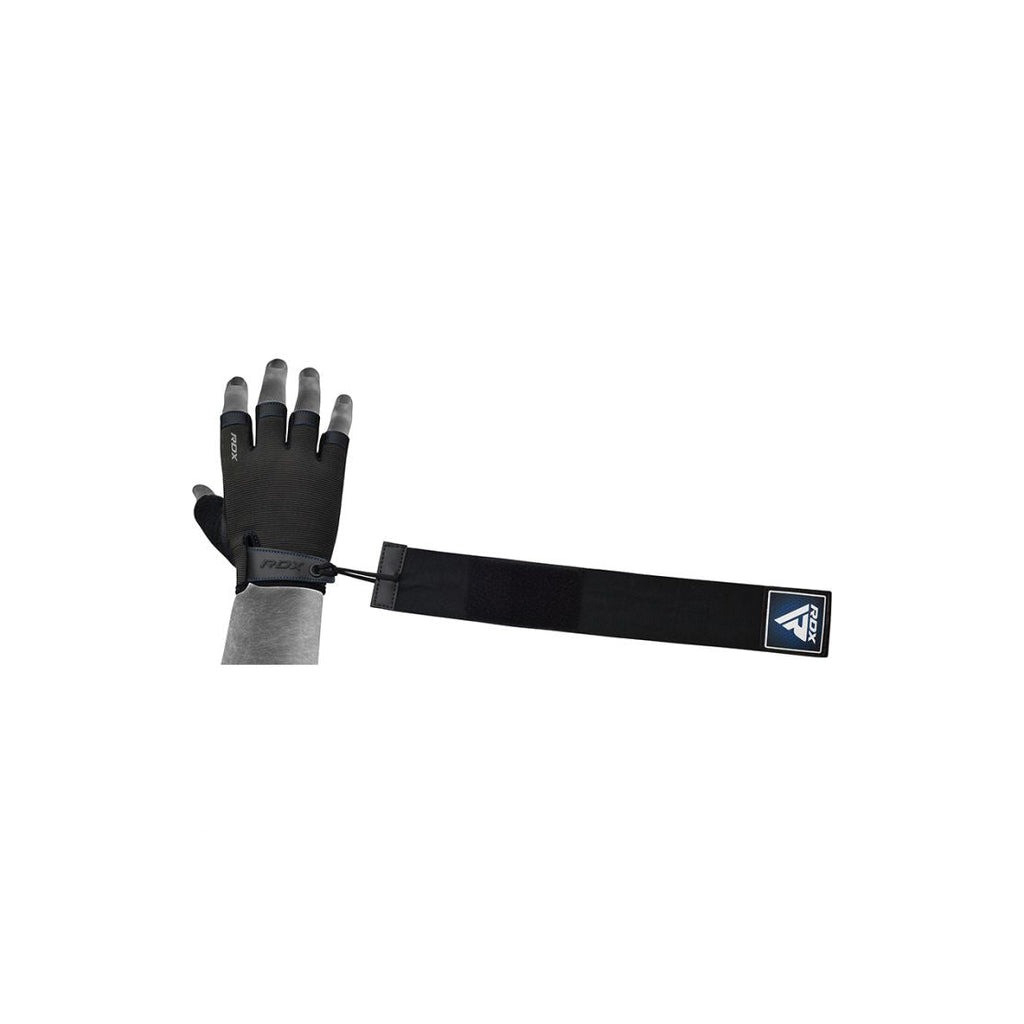 Рукавички для фітнесу RDX T2 Half Blue XL (WGA-T2HU-XL)