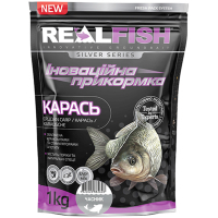 Прикормка Real Fish Silver Series Карась Часник 1kg (809.00.22)