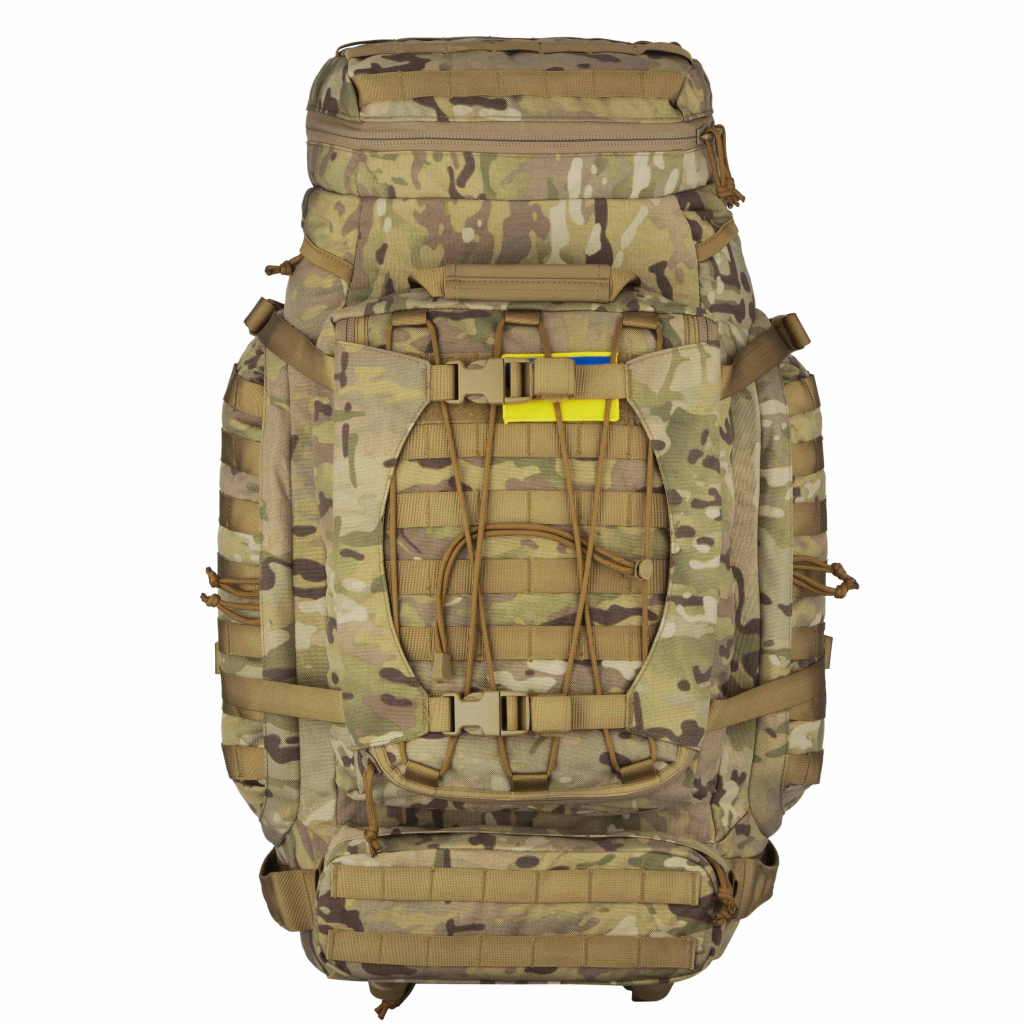 Рюкзак туристичний 2E 90L, LargeCap, Molle, камуфляж (2E-TACTLARGBKP-90L-CP)