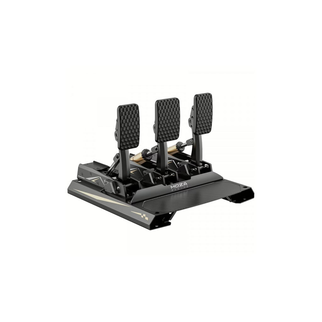 Педалі ігрові MOZA Racing CRP2USB тензодатчик 200 кг карбонова підставка Black (RS066_Moza)