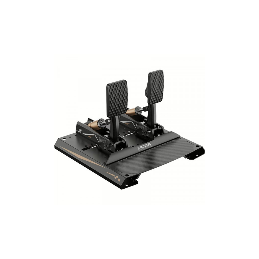 Педалі ігрові MOZA Racing CRP2USB тензодатчик 200 кг карбонова підставка Black (RS066_Moza)