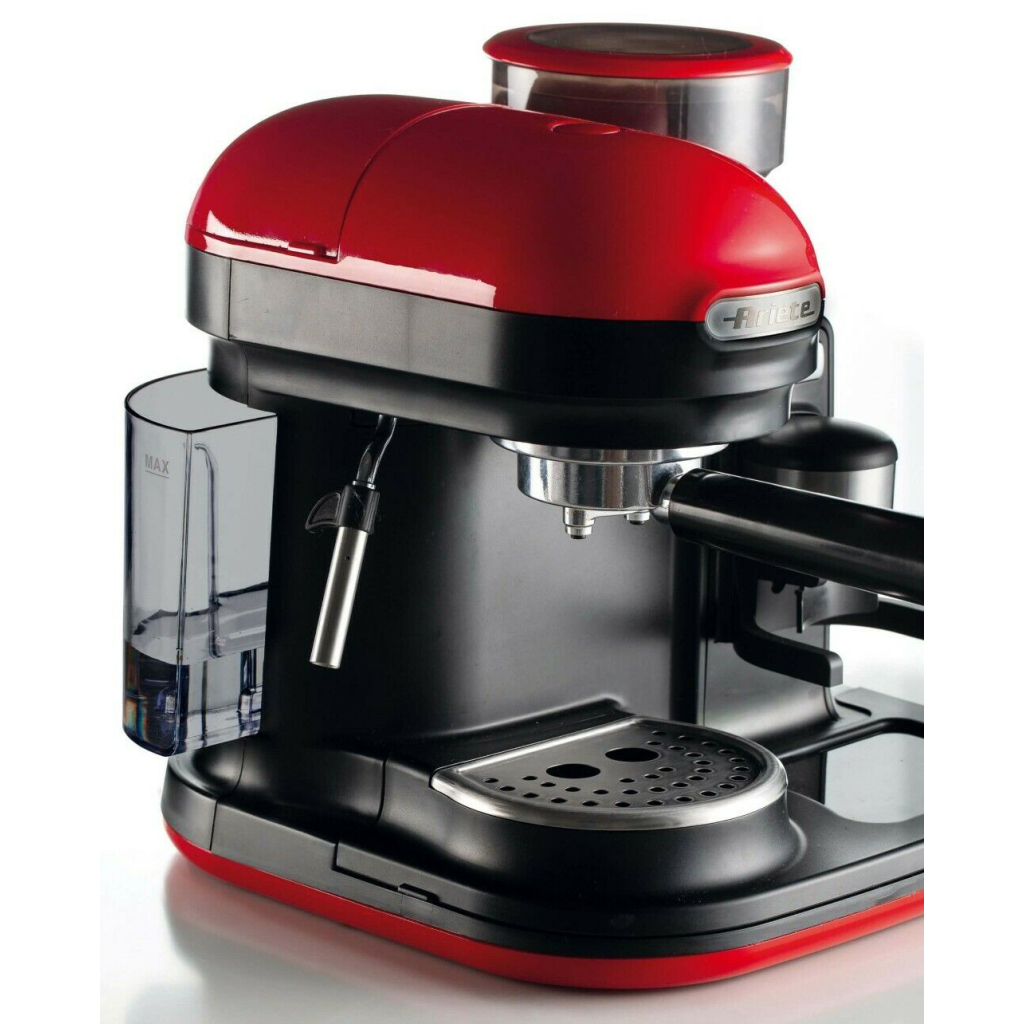 Ріжкова кавоварка еспресо Ariete 1318 Espresso Moderna Red (00M131800AR0) Ріжкова кавоварка еспресо Ariete 1318 Espresso Moderna Red (00M131800AR0)