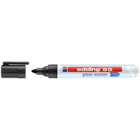 Marker Edding Glass e-95 1.5-3 mm round black (e-95/01)