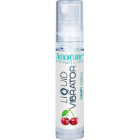 Intimate gel lubricant Amoreane Liquid vibrator with cherry aroma 10 ml (8433345601243)