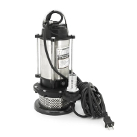Заглибний насос Voltronic 550W, 220V, до 2 м³/год, підйом до 13м, 25мм, INOX, 375х195х200мм, 4,380кг + перехідник (YT-P-550-13)