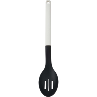 Ложка кухарська KitchenAid Classic для сервірування з прорізами 34 см білий (KHA004OHPNG)