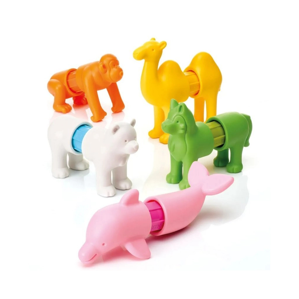 Конструктор Smartmax магнітний Мої перші тварини світу (SMX 246)