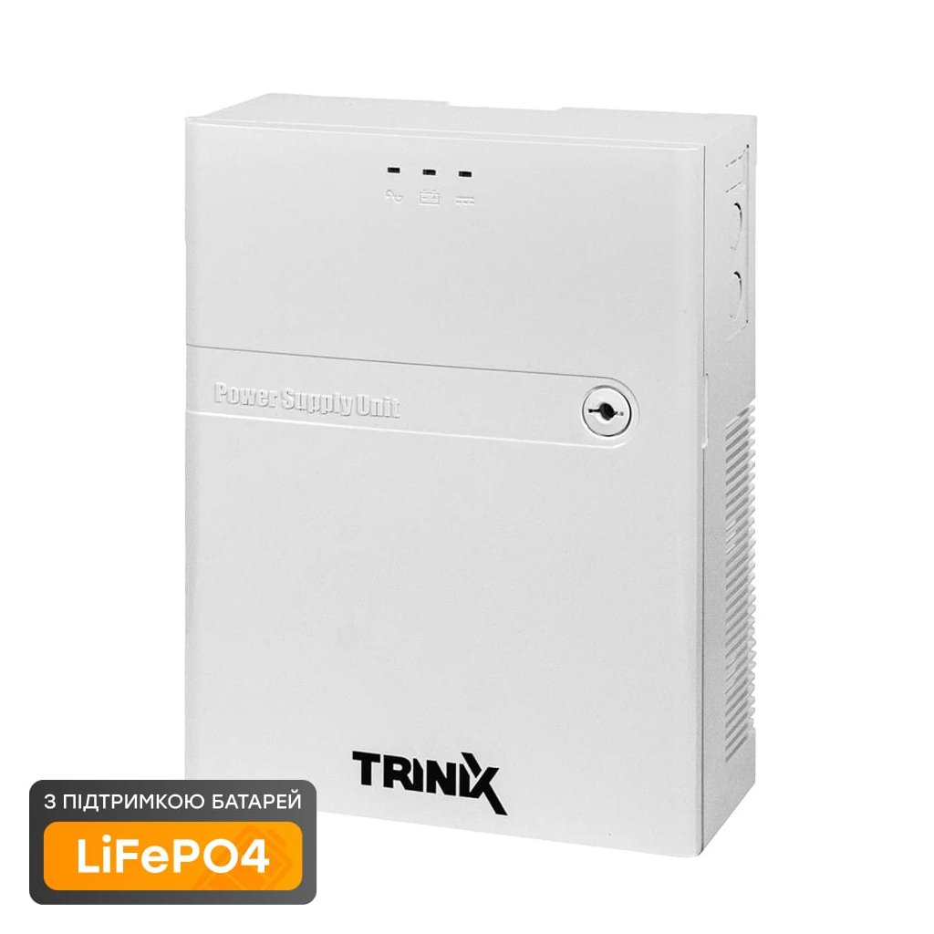 Блок живлення для систем відеоспостереження Trinix PSU-1205LED(P) LiFePo4 Блок живлення для систем відеоспостереження Trinix PSU-1205LED(P) LiFePo4