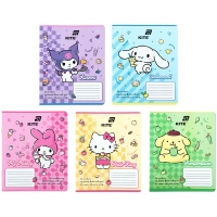Kite Kuromi notebook, 12 sheets, grid (HK26-232)