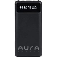 Батарея універсальна AURA NRG10 10000 mAh Black (PBANRG10B)