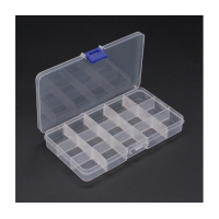 Box for tools Voltronic organizer for small parts 175 x 25 x 100 mm, 15 compartments Q240 (Box-175 x 25 x 100)