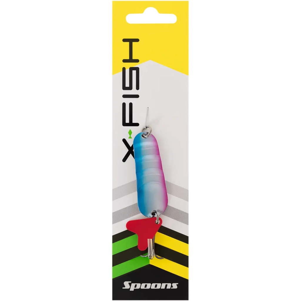 Блешня X-Fish Buffalo 12g 04 Silver pink blue (1917.04.96) Блешня X-Fish Buffalo 12g 04 Silver pink blue (1917.04.96)