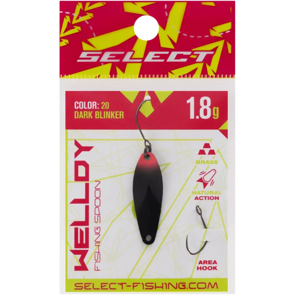 Блешня Select Welldy 1.8g 31mm 20 Dark Blinker (1870.80.97) Блешня Select Welldy 1.8g 31mm 20 Dark Blinker (1870.80.97)