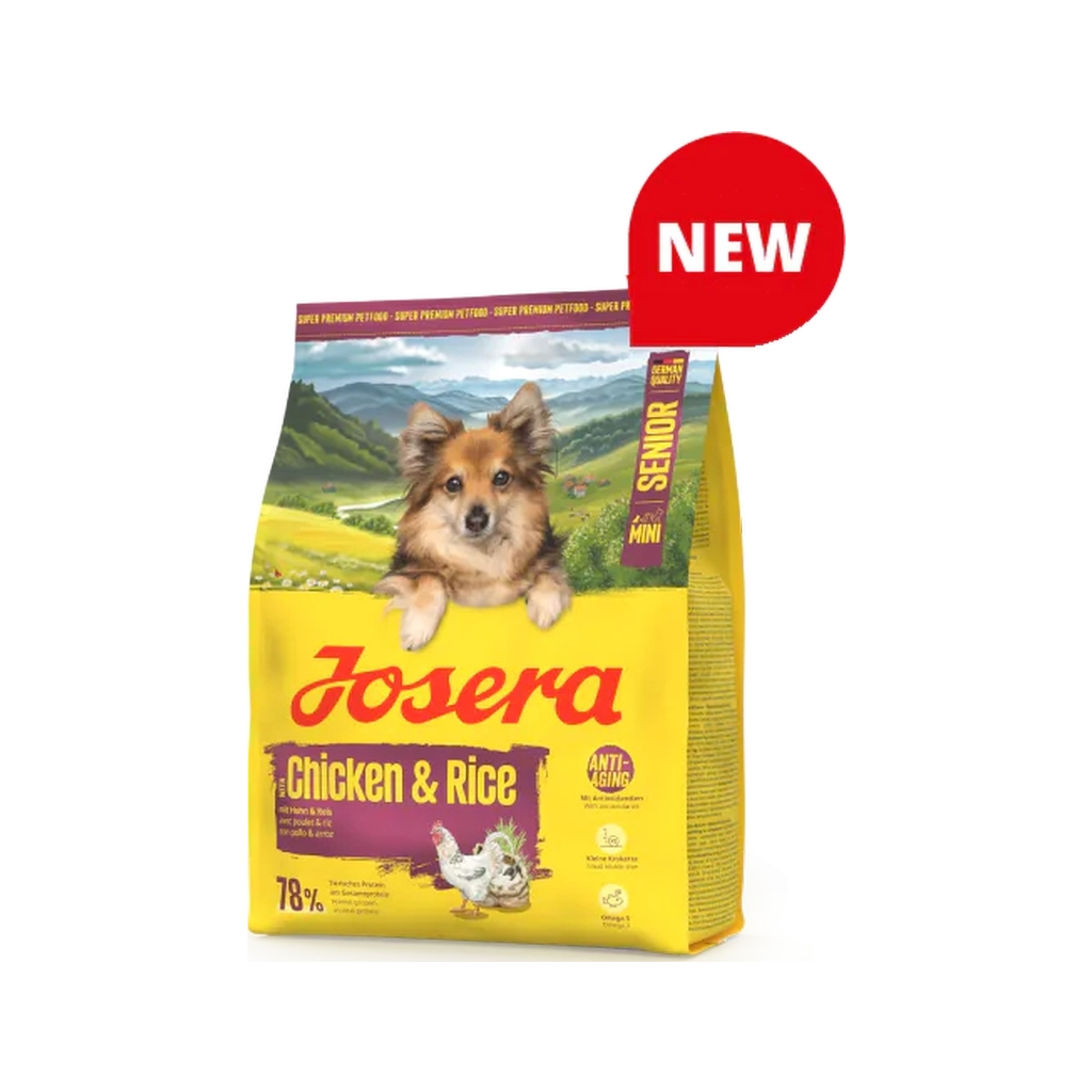 Сухий корм для собак Josera Mini Senior Chicken & Rice 3 кг (4032254787723) Сухий корм для собак Josera Mini Senior Chicken & Rice 3 кг (4032254787723)