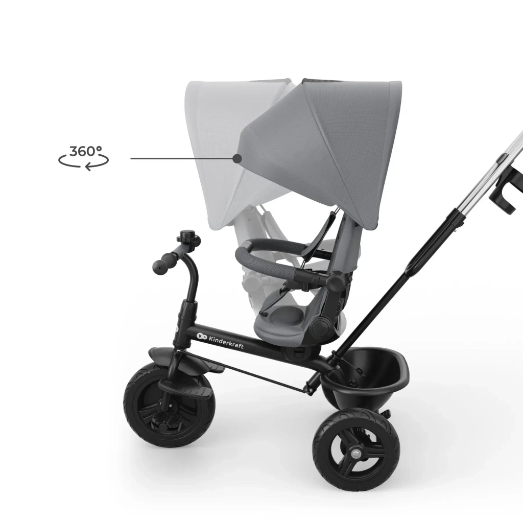 Дитячий велосипед Kinderkraft Aston 2 Plus Grey (KRASTO02GRYPL00) (5902533929900)
