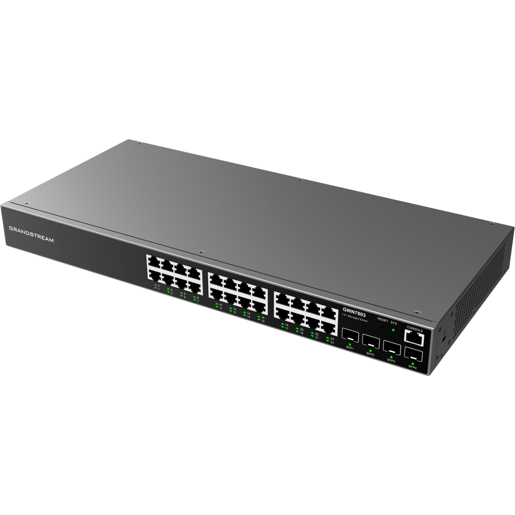 Комутатор мережевий Grandstream GWN7803PH Pro Комутатор мережевий Grandstream GWN7803PH Pro