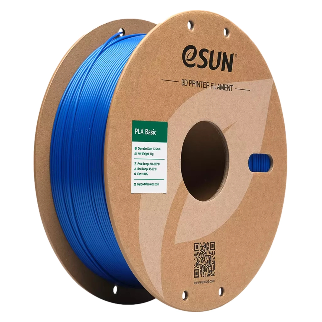 Пластик для 3D-принтера eSUN PLA BASIC 1,75mm 1kg BLUE (PLA-BASIC175U1P1)