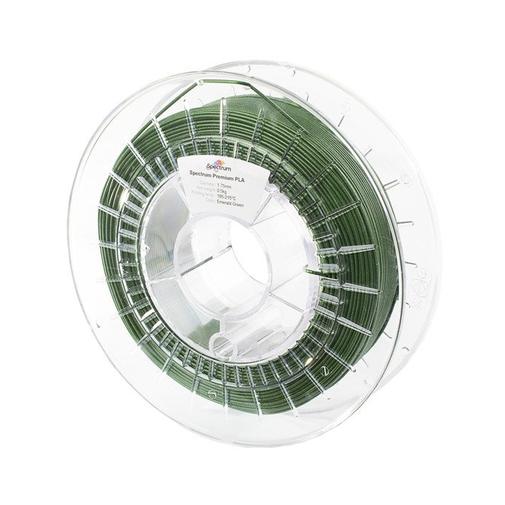 Пластик для 3D-принтера Spectrum PLA Glitter 1.75mm 0.5kg Green, Emerald (80184)