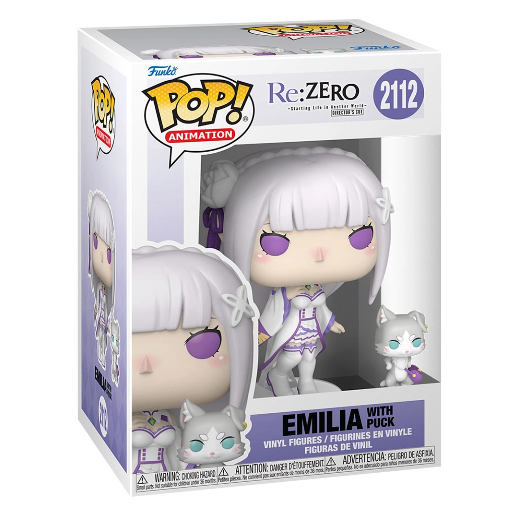 Фігурка Funko Pop набір серії Re:ZERO - Емілія з Паком (86515)