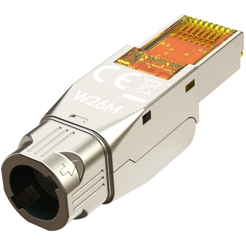 Конектор RJ45 cat.6A STP 8P8C, tool-free, 1pcs Digitus (DN-93638)