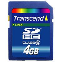 Карта пам'яті Transcend 4Gb SDHC class 6 (TS4GSDHC6)