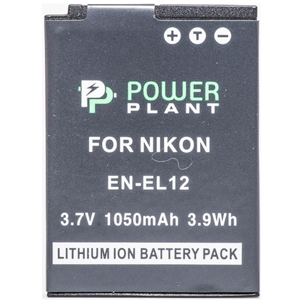 Акумулятор до фото/відео PowerPlant Nikon EN-EL12 (DV00DV1242)