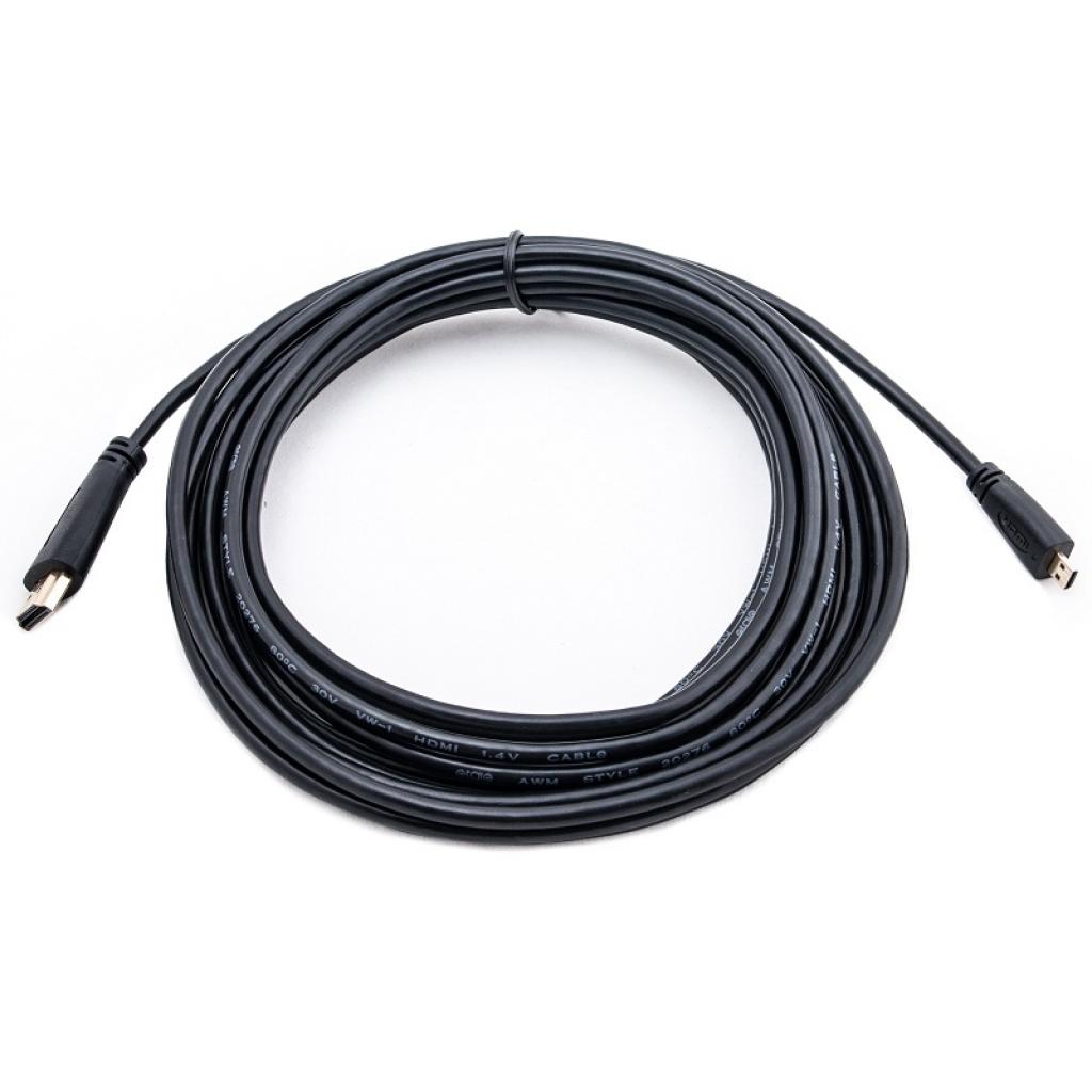 Кабель мультимедійний HDMI M to HDMI mini M 5.0m PowerPlant (KD00AS1245)