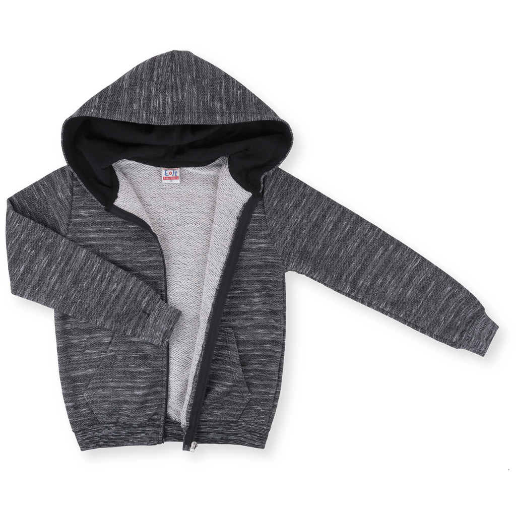 Спортивний костюм дитячий Breeze на блискавці меланжевий (9482-134B-black)