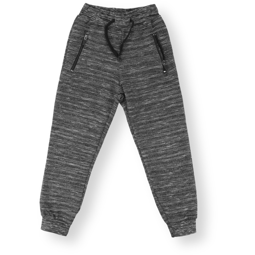 Спортивний костюм дитячий Breeze на блискавці меланжевий (9482-134B-black)