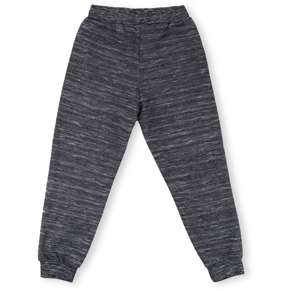 Спортивний костюм дитячий Breeze на блискавці меланжевий (9482-134B-black)
