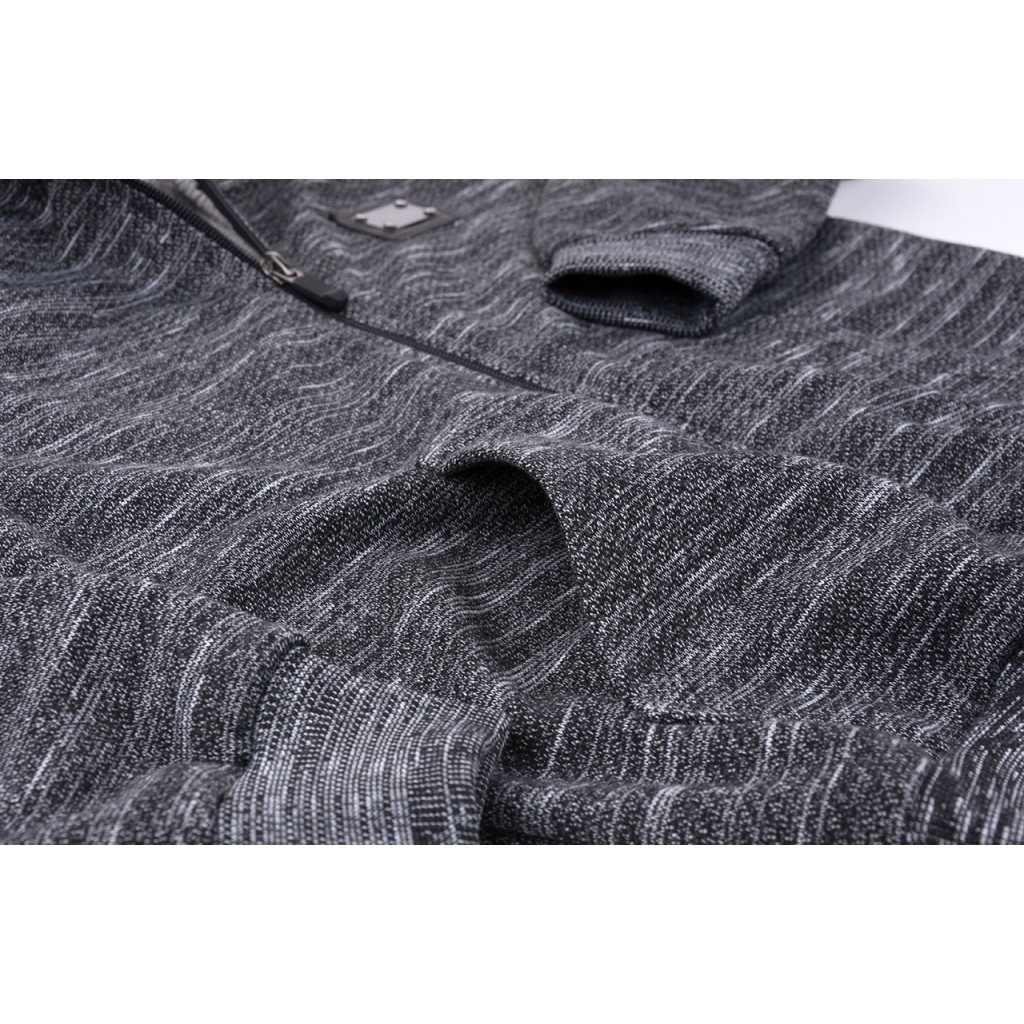 Спортивний костюм дитячий Breeze на блискавці меланжевий (9482-134B-black)