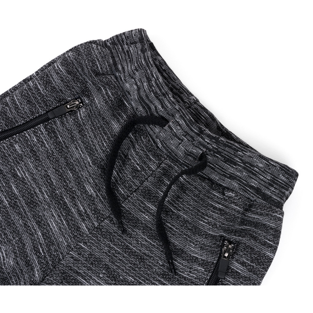 Спортивний костюм дитячий Breeze на блискавці меланжевий (9482-134B-black)