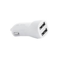 Зарядний пристрій Florence 2*USB, 2.1A white (CC21-2USBWH)