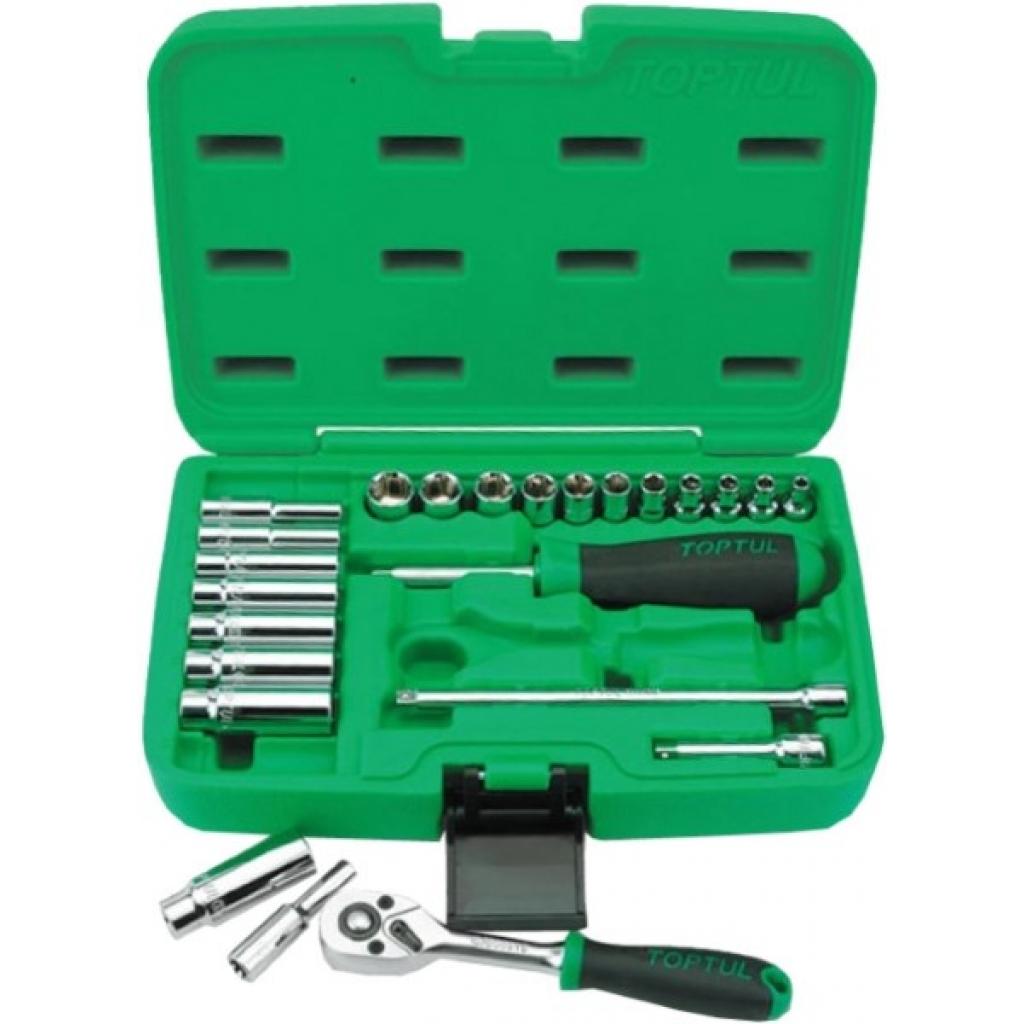 Набір інструментів Toptul в кейсі 1/4" 24од. (GCAI2403) Набір інструментів Toptul в кейсі 1/4" 24од. (GCAI2403)