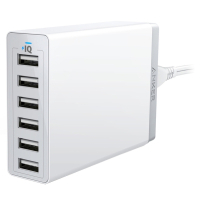 Зарядний пристрій Anker PowerPort 6 - 60W 6-port USB Power IQ V3 (White) (A2123L22)